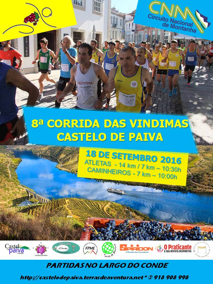 Cartaz Corridas das Vindimas 2016